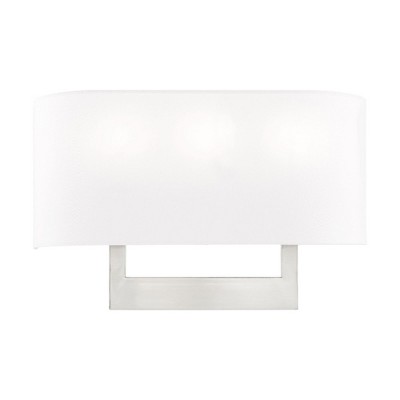 Livex Lighting Hayworth 3 - Light Wall Light in  Brushed Nickel