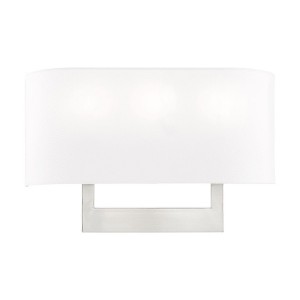 Livex Lighting Hayworth 3 - Light Wall Light in  Brushed Nickel - 1 of 4