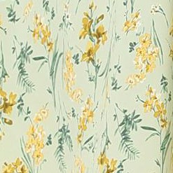 light green-yellow floral