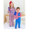 RuffleButts SoftSnooze Big Girls Ruffle Long Sleeve Pajama Set - 3 of 4