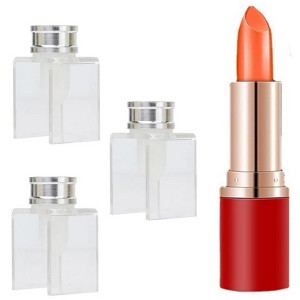 JDICTION 3PCS DIY Lipstick Maker Mold Silicone Filling Tube Homemade Balm Makeup Cosmetic Tool Kit Single Hole Set Empty Lipstick Tube DIY - 1 of 4