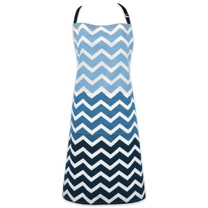 DII Nautical Blue Chevron Chef Apron : Target