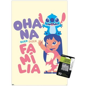 Trends International Disney Lilo and Stitch - Familia Unframed Wall Poster Prints - 1 of 4