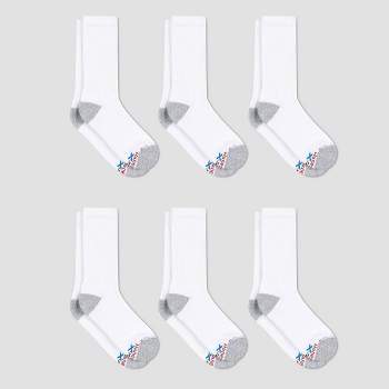 Hanes Premium Men's X-Temp Breathable Crew Socks 6pk