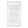 Skylar White Grey Trellis Fitted Sheet - Levtex Baby - 2 of 3