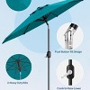 TackView 9FT Patio Market Umbrella with Crank Handle, Outdoor Table Octagon Umbrella with 8 Steel Ribs for Yard Poolside Deck - 3 of 4