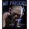 Men's Lord of the Rings Fellowship of the Ring Gollum My Precious T-Shirt - 2 of 4