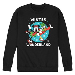 Men's - Disney - Winter Wonderland Graphic Fleece Sweatshirt - 1 of 4