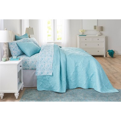 King Size Yellow Woven Polyester Bedspread