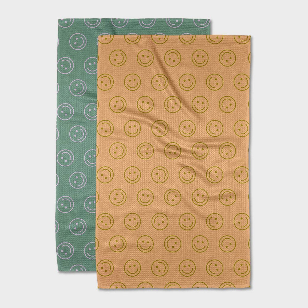 Photos - Other Accessories Geometry Tea Towel Set Mood