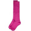 Memoi Women's Natural Bamboo Blend Solid Knit Knee High Socks - 2 of 3