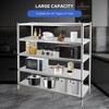 Stainless Steel Shelves,60x18x72 in Storage Shelf 5-Tier Heavy Duty Storage Rack - 3 of 4