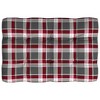 vidaXL Pallet Sofa Cushions 7 pcs Red Check Pattern - 4 of 4