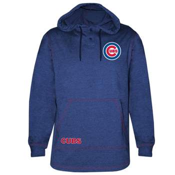 MLB Chicago Cubs Men's Henley Hooded Jersey