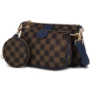 MKF Collection Evanna Women’s Vegan Leather Crossbody Shoulder Bag by Mia K