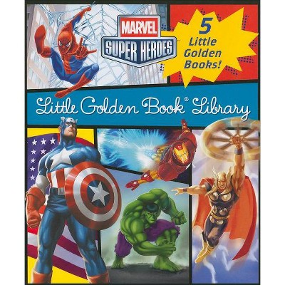 Marvel Little Golden Book Library (Marvel Super Heroes) - by  Various (Mixed Media Product)