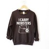 Simply Sage Market I Carry Monsters Purse Sweatshirt - 3 of 4