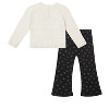 Nicole Miller Infant Girls Rib Knit Sweater Set - 2 of 2