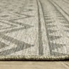 Oriental Weavers Tortuga TR03A Tan/Black Indoor/Outdoor Area Rug - 1'10" x 7'6" - 4 of 4