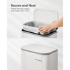 SONGMICS Kitchen Trash Can, 5.2-Gallon (20L) Garbage Can with Lid, Stainless Steel, Soft Close and Stays Open - 3 of 4