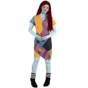 HalloweenCostumes.com Adult Nightmare Before Christmas Deluxe Sally Costume - 1 of 4