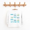 The Juniper Shop Let's Par Tee Sunglasses Toddler Long Sleeve Tee - 2 of 3