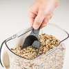 2.5-Quart Grain Storage Container with Hinged Lid, Clear, BPA-Free, Airtight - 3 of 4