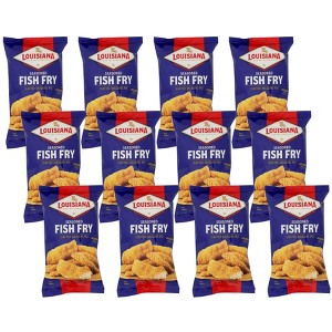Louisiana Fish Fry Seasoned Fish Fry Breading Mix- 12 pack, 22 oz - 1 of 4