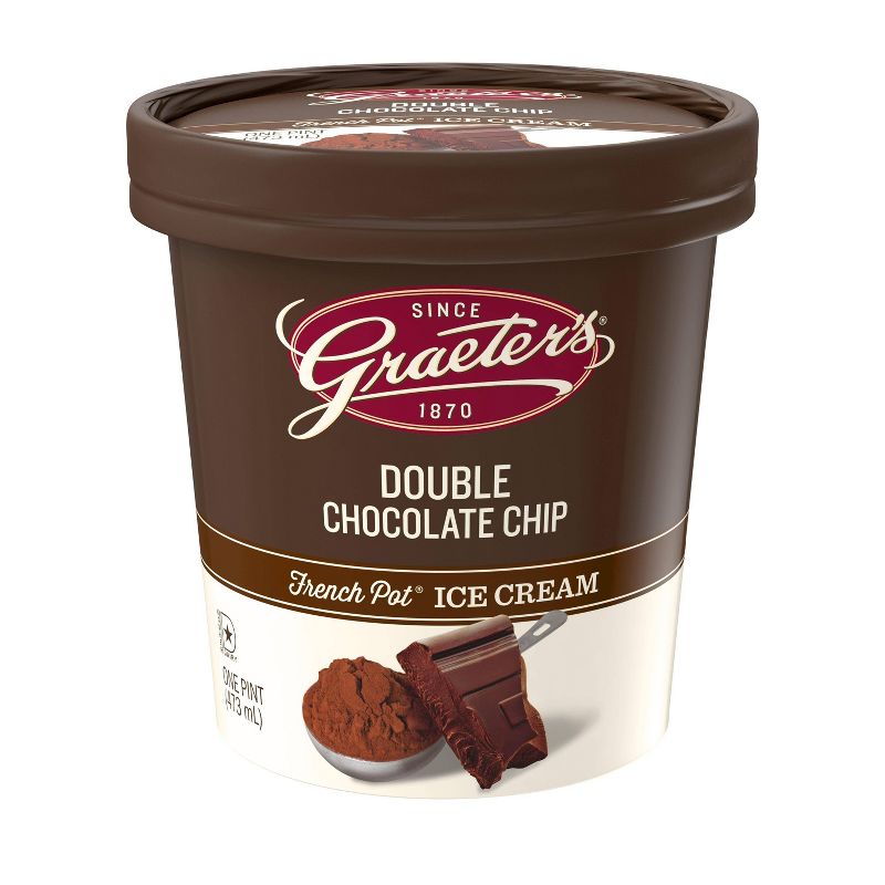 Graeter&#39;s Double Chocolate Chip Ice Cream - 16oz, 1 of 5