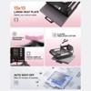 VEVOR Heat Press Machine, 15 x 15 inch, 5 in 1 Heat Transfer Machine with 30 oz Tumbler Press, 360° Swing Away T-Shirt Pressing Machine, Black&Pink - 3 of 4