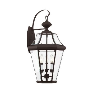 Livex Lighting Georgetown 3 - Light Wall Light in  Bronze - 1 of 2