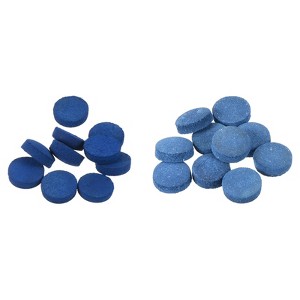 Unique Bargains Faux Leather Wear-resistant Multiple Billiard Cue Tips 20 Pcs - 1 of 4