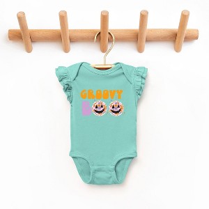 The Juniper Shop Groovy Boo Baby Flutter Sleeve Bodysuit - 1 of 3