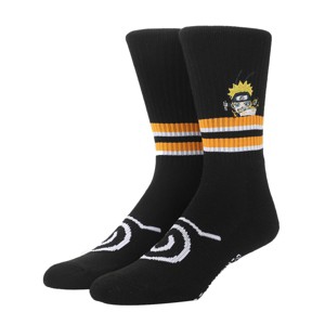 Naruto Shippuden Naruto Eating Ramen Men's Athletic Crew Socks - 1 of 4