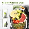 Masticating Juicer, 5.2 in Feed Chute for Whole Fruits &Vegetables,200W Slow Cold Press Juicer, 7-Stage Masticating,Dual Anti-Clog Filters,BPA free - 2 of 4