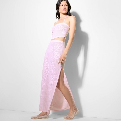 Women's Rose Pointelle Sweater Maxi Skirt - Wild Fable™