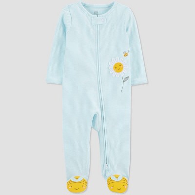 Image of Baby Girls' Bee Sleep N' Play - Just One You® made by carter's Blue Newborn