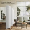 Sorbus 6 Panel Room Divider 6 ft. Tall - Extra Wide Double Hinged Panels, Mesh Hand-Woven Design, Partition Room Dividers - 2 of 4