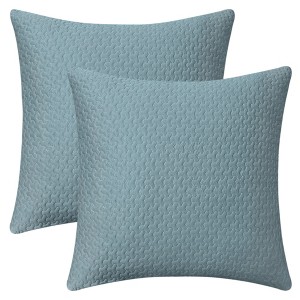 REGALWOVEN Modern Decorative Geometric Pattern Throw Pillow Covers for Couch Living Room Home Decor 2 Pcs - 1 of 4