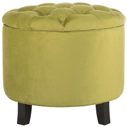 Amelia Tufted Storage Ottoman  - Safavieh - image 1 of 4