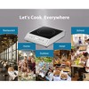 Induction Cooktop 1800W, 8 Power and 8 Temperature, Stove Hob with 10H Timer, Residual Heat Indicator,Induction Stove with 7-blade Cooling Fan - 4 of 4
