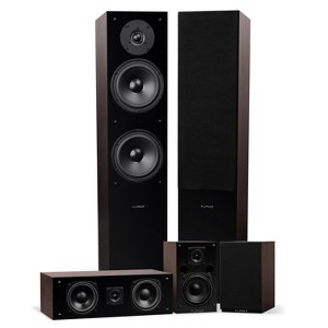 Fluance Elite High Definition Surround Sound Home Theater 5.0 Speaker System - Floorstanding, Center, and Rear Speakers - 1 of 4