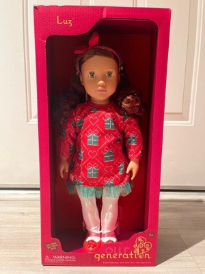 Our Generation Jacinta 18 Fashion Doll With Pink Skirt & Sweater : Target