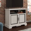 Sauder Carolina Grove TV Stand for TVs up to 39" Winter Oak: Adjustable Shelving, Enclosed Back, Metal Hardware - 2 of 4