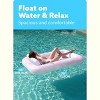 Sloosh Inflatable Suntanning Float Bed with Pillow, Suntan Tub Floatie Raft Tanning Pool for Adult - 3 of 4
