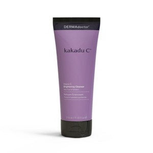 DERMAdoctor Kakadu C Vitamin C Brightening 3-in-1 Daily Cleanser: Face Wash, Toner, Makeup Remover for Dull, Uneven Skin - 7.1 fl oz - 1 of 4