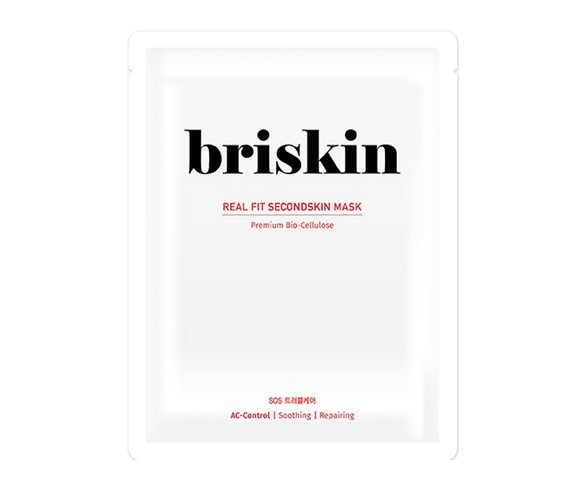 Briskin Real Soothing Fit Second Skin Face Mask - .99oz