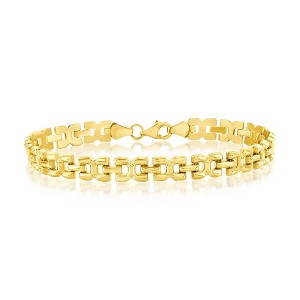 Classic Gold 14K Yellow Gold, 6mm Polished Linked Bracelet - Gold - 7.25 Inch - 1 of 3