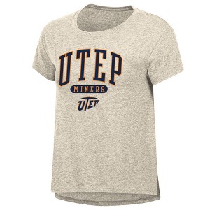 NCAA UTEP Miners Women's Oatmeal T-Shirt - 1 of 3