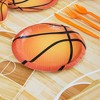 Blue Panda 80-Pack Basketball Party Supplies, Sports Theme Disposable Paper Dessert Plates for Kids Birthday 7 in - 3 of 4